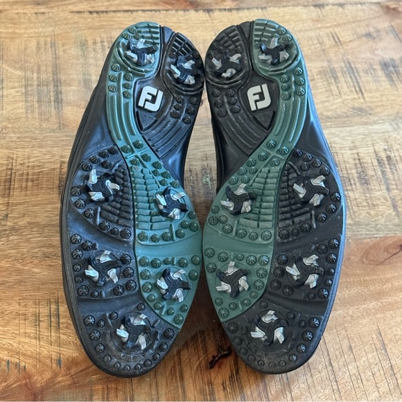 FootJoy Mens GreenJoys Golf Shoes Classic Oxford Shoe Foot Joy Size 10 W - Picture 13 of 14